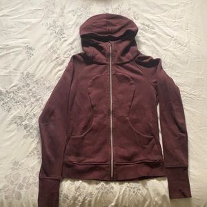 Maroon Lululemon Zip-Up